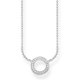 Thomas Sabo Csillogó kör ezüst nyaklánc KE1650-051-14-L45v