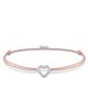 Thomas Sabo Textil karkötő csillogó szívvel LS029-401-19-L20