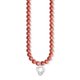 Thomas Sabo Bambusz korall charm nyaklánc X0236-015-10-L60