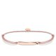 Thomas Sabo Drap textil karkötő gravírozható rozé lappal LS027-597-19-L20v