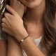 Thomas Sabo Textil karkötő ezüst cirkónia koponyával LS030-401-5-L20
