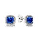 Pandora ékszer Kék időtlen elegancia ezüst fülbevaló 290591NBT