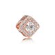 Pandora ékszer Geometrikus ragyogás rozé charm 786206CZ