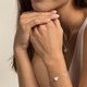 Thomas Sabo Szív ezüst karkötő gyöngyházzal A1765-030-14-L19v