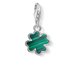 Thomas Sabo Zöld lóhere ezüst charm 1562-475-6