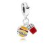 Pandora ékszer Hamburger és sültkrumpli charm 797211ENMX