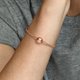 Pandora ékszer Moments hálós rozé karkötő 