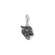 Thomas Sabo Fekete párduc ezüst charm 1696-845-11