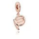 Pandora ékszer Családfa rozé charm 781988CZ