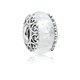Pandora ékszer Irizáló fehér üveg charm 797617