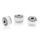Pandora ékszer Irizáló fehér üveg charm 797617
