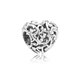Pandora ékszer Fenséges szív ezüst charm 797672