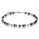 Coeur de Lion GeoCUBE fekete rozé nyaklánc 4018/10-1300