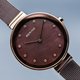 Bering Classic barna rozé női óra kristállyal 12034-265