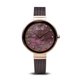 Bering Classic barna rozé női óra kristállyal 12034-265
