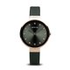 Bering Classic rozé zöld női óra kristállyal 12034-667