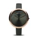 Bering Classic rozé női óra zöld szatén szíjjal 12240-667