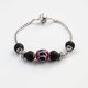 Thomas Sabo Fekete piros ezöst karkötő szett TKKC0018