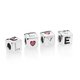 Pandora ékszer Dobókocka ezüst charm 797811CZR
