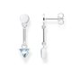 Thomas Sabo Kék háromszög függő ezüst fülbevaló H2038-009-31