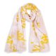 Katie Loxton Floral print rózsaszín sárga sál KLS144