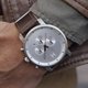 MVMT Chrono silver brown férfi óra MC01-SBRL