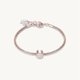 Coeur de Lion Rozé mesh karkötő swarovski medállal 0218/30-0225