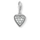 Thomas Sabo Vintage szív ezüst charm cirkóniával 1747-643-14