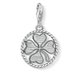 Thomas Sabo Feketített lóhere ezüst charm 1759-637-21