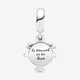 Pandora ékszer Légcsavaros repülő ezüst charm 798027CZ
