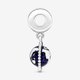 Pandora ékszer Forgó földgömb ezüst charm 798021CZ