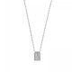 Cluse Force tropicale twisted chain ezüst nyaklánc CLJ22014