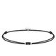 Thomas Sabo Textil karkötő fekete kővel LS0105-401-11-L20