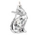 Thomas Sabo Macska ezüst medál színes kövekkel PE857-340-7