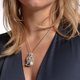 Thomas Sabo Macska ezüst medál színes kövekkel PE857-340-7