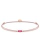 Thomas Sabo Textil karkötő bordó kővel LS0104-597-19-L20