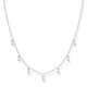Thomas Sabo Fehér vágott köves ezüst nyaklánc KE1903-051-14-L40