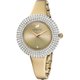 Swarovski Crystal rozé pezsgő bőr szíjas óra 5484045