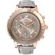 Swarovski Octea Lux Chrono rozé szürke bőr szíjas óra 5452495