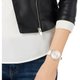 Swarovski Graceful Lady rozé fehér bőr szíjas óra 5295386