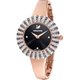 Swarovski Crystal Rose fekete rozé szíjas óra 5484050