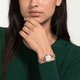 Swarovski Stella fehér rozé szíjas óra 5470415