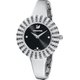 Swarovski Crystal Rose fekete nemesacél szíjas óra 5484076
