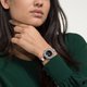 Swarovski Crystal Rose fekete nemesacél szíjas óra 5484076