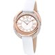 Swarovski Duo Watch rozé fehér bőr szíjas óra 5484385