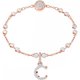 Swarovski C betű rozé charm 5437626