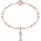 Swarovski I betű rozé charm 5437611