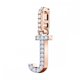 Swarovski J betű rozé charm 5437609