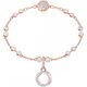 Swarovski O betű rozé charm 5437607