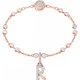 Swarovski R betű rozé charm 5437617